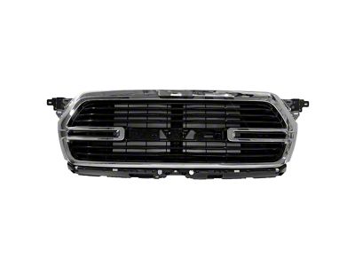 Upper Replacement Grille; Chrome (19-24 RAM 1500 Big Horn, Lone Star)