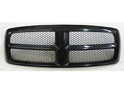 Upper Replacement Grille Shell; Black (02-05 RAM 1500)