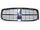 Upper Replacement Grille Shell; Black/Chrome (06-08 RAM 1500)