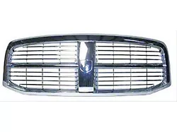 Upper Replacement Grille Shell; Chrome (06-08 RAM 1500)