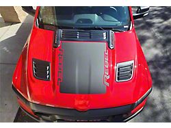 V3 Hood Graphics; Matte Black (19-25 RAM 1500 Rebel)