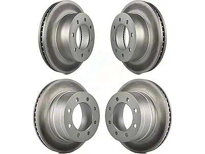 Vented 8-Lug Rotors; Front and Rear (06-08 RAM 1500 Mega Cab)