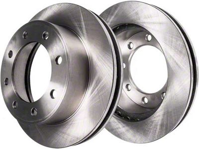 Vented 8-Lug Rotors; Front Pair (06-08 RAM 1500 Mega Cab)