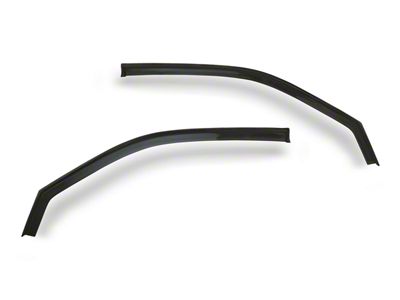 Ventgard Snap Window Deflectors; Smoked; Front Only (94-01 RAM 1500)