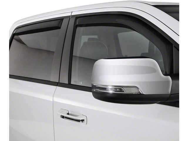 Ventgard Window Deflectors; Carbon Fiber Look (19-24 RAM 1500 Crew Cab)