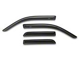 Ventvisor Window Deflectors; Front and Rear; Dark Smoke (19-25 RAM 1500 Quad Cab)