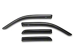 Ventvisor Window Deflectors; Front and Rear; Dark Smoke (19-23 RAM 1500 Quad Cab)