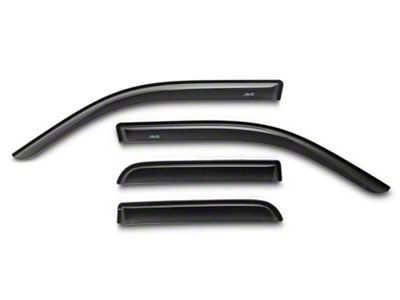 Ventvisor Window Deflectors; Front and Rear; Dark Smoke (19-25 RAM 1500 Quad Cab)