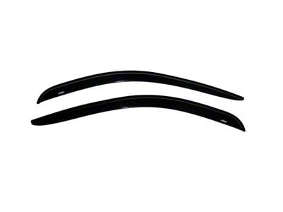 Ventvisor Window Deflectors; Front; Dark Smoke (02-08 RAM 1500 Regular Cab)