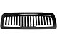 Vertical Fence Style Upper Replacement Grille with LED DRL; Black (09-12 RAM 1500)