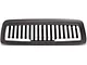 Vertical Fence Style Upper Replacement Grille with LED DRL; Matte Black (09-12 RAM 1500)