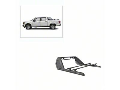 Vigor Roll Bar with Cross Bar; Black (15-24 RAM 1500 w/o RAM Box)