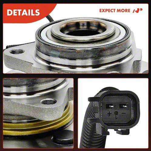 Kugel Front Wheel Bearing And Hub Assembly Pair Replacement For 2000-2001 Dodge Ram 1500 4WD With 2-Wheel ABS - Left Right Side (Driver Passenger) K70-100391 In | Whizz Hub Assemblies - Foto 6