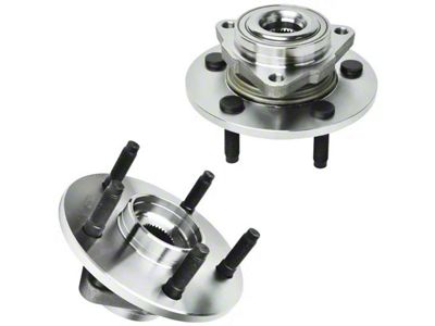 Wheel Hub Assemblies; Front (02-08 RAM 1500 w/ 2-Wheel ABS)