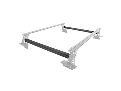 Go Rhino XRS Cross Bar 37-3/4-Inch Cross Rail Accessory Kit; Textured Black (19-25 RAM 1500)