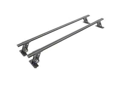 Go Rhino XRS Cross Bars for Tonneau Covers; Textured Black (19-25 RAM 1500)