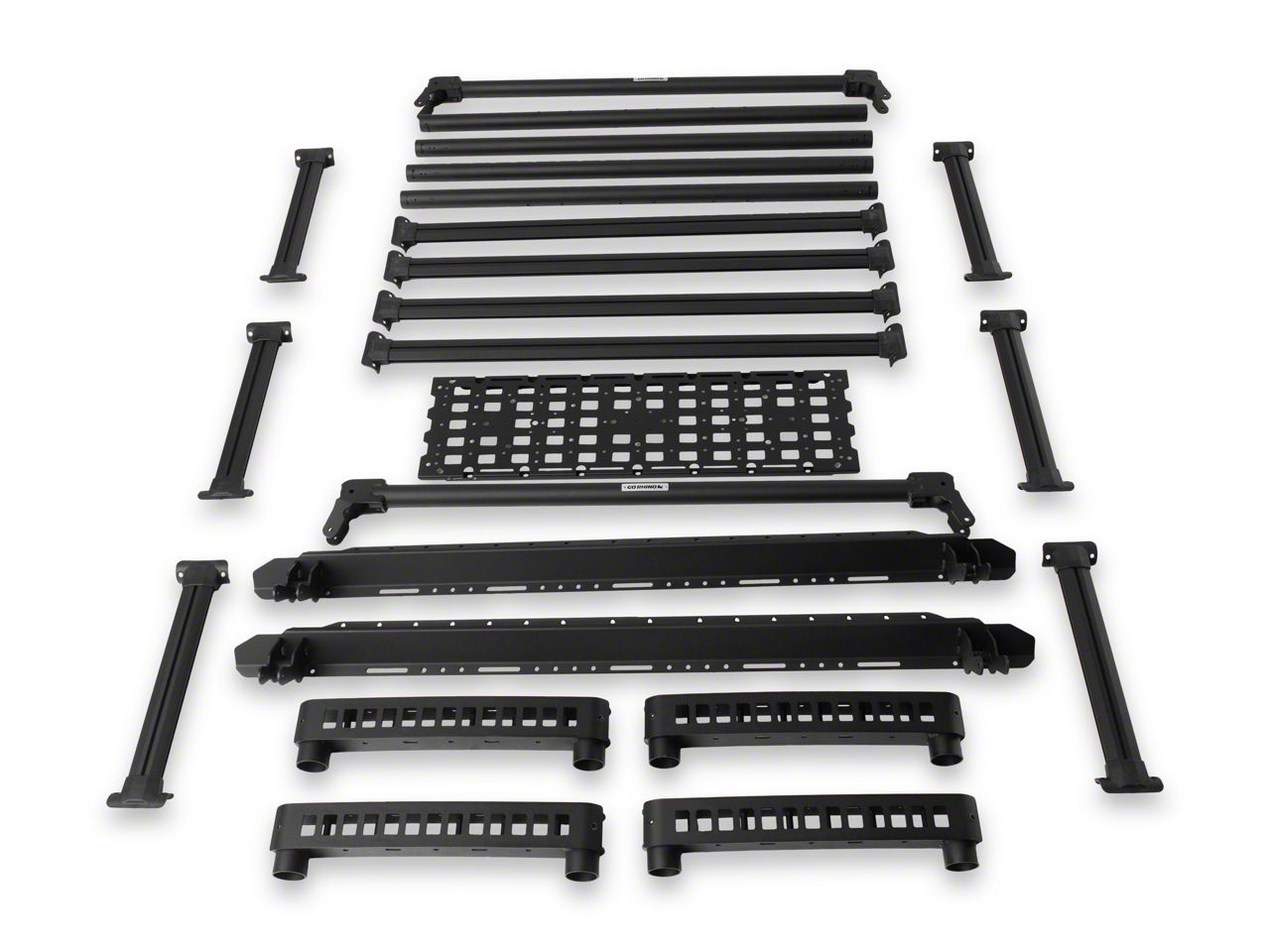 RANS ベロアドレス Go Rhino RAM 1500 XRS Overland Xtreme Rack; Textured Black