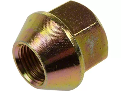 Yellow Zinc Bulge Wheel Nuts; 9/16-18-Inch; Set of 10 (02-11 RAM 1500)