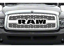 1-Piece Steel Upper Grille Insert; RAM with Steel Finish (03-05 RAM 2500)