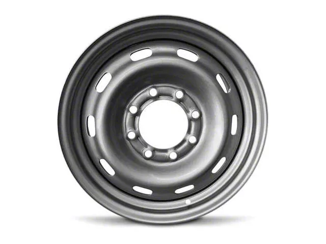 10-Slot Replica Steel Silver 8-Lug Wheel; 17x7.5; 45mm Offset (10-18 RAM 2500)