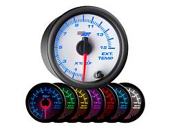 1500-Degree Exhaust Gas Temperature Gauge; White 7 Color (Universal; Some Adaptation May Be Required)
