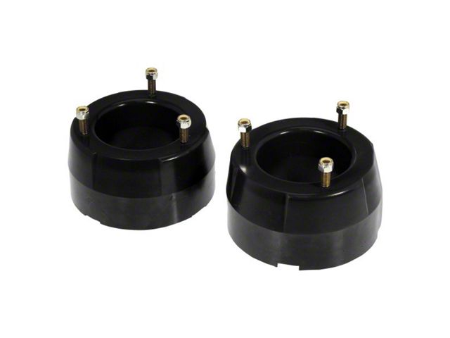 2-Inch Front Coil Spring Isolator Lift; Black (03-05 4WD RAM 2500)