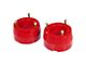 2-Inch Front Coil Spring Isolator Lift; Red (03-05 4WD RAM 2500)