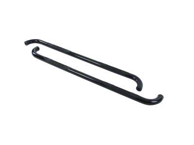 Go Rhino 3-Inch 4000 Series Cab Length Side Step Bars; Black (10-24 RAM 2500 Crew Cab)