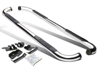 3-Inch Nerf Side Step Bars; Stainless Steel (10-24 RAM 2500 Crew Cab)
