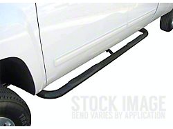 3-Inch Round Side Step Bars; Black (94-02 RAM 2500 Club Cab, Quad Cab)