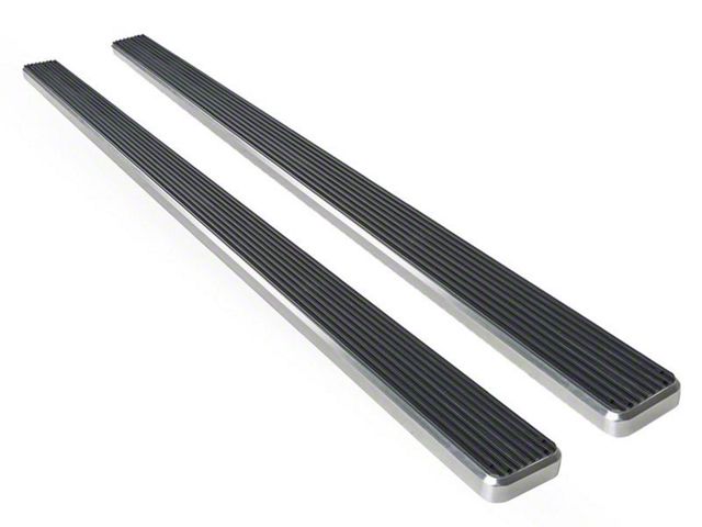 4-Inch iStep Running Boards; Hairline Silver (10-18 RAM 2500 Mega Cab)