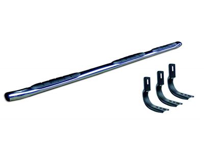 Go Rhino 415 Series Cab Length Side Step Bars; Polished (10-13 RAM 2500 Crew Cab)