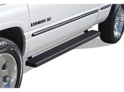 5-Inch iStep Running Boards; Black (94-02 RAM 2500 Club Cab, Quad Cab)