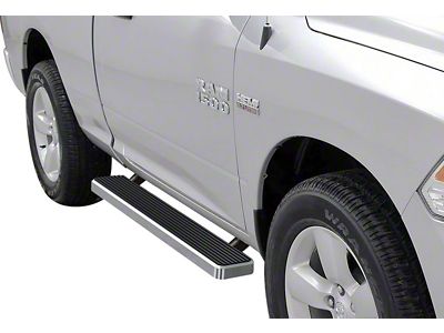 5-Inch iStep Running Boards; Hairline Silver (10-24 RAM 2500 Regular Cab)