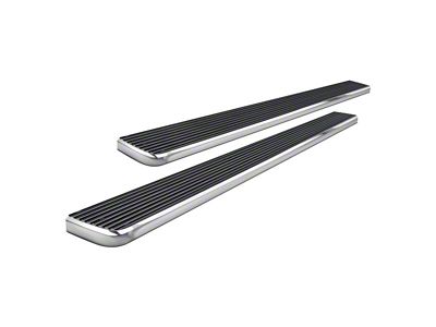 5-Inch iStep Running Boards; Hairline Silver (10-18 RAM 2500 Mega Cab)