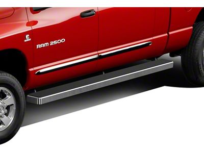 5-Inch iStep Running Boards; Hairline Silver (06-09 RAM 2500 Mega Cab)