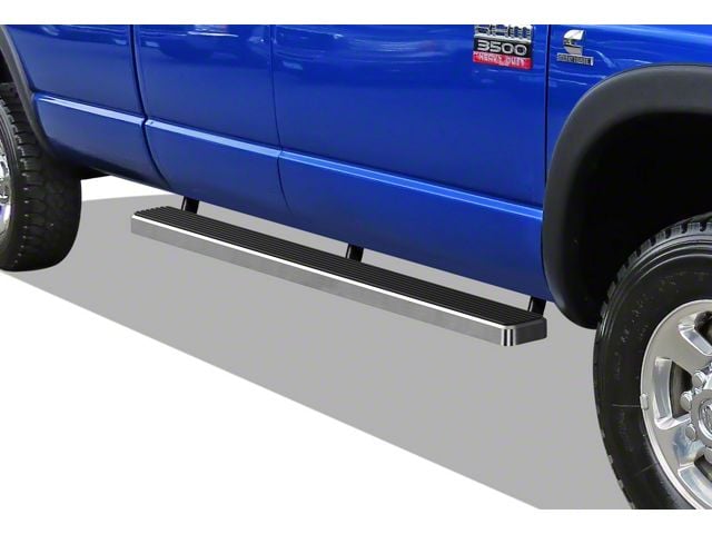 5-Inch iStep Running Boards; Hairline Silver (03-09 RAM 2500 Quad Cab)