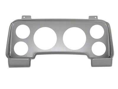 6-Gauge Dash Panel; Brushed Aluminum (94-97 RAM 2500)