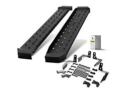 6.50-Inch Rattler Running Boards; Textured Black (10-26 RAM 2500 Regular Cab)