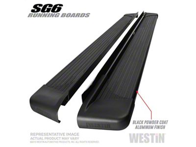 Westin 79-Inch SG6 Running Boards; Black (03-09 RAM 2500 Quad Cab)