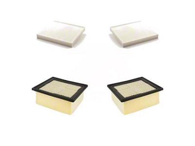 Air and Cabin Filters; 4-Inch Pleat (2009 5.9L RAM 2500)