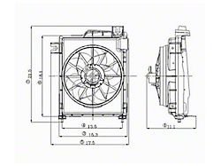Replacement Air Conditioning Condenser Fan (03-09 5.7, 5.9 or 6.7L RAM 2500)