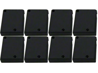 Aluminum Coil Covers; Black (05-24 5.7L, 6.4L RAM 2500)