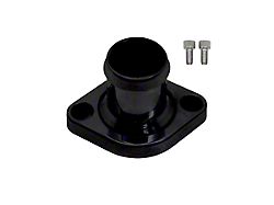 Aluminum Straight Water Neck Thermostat Housing; Black (04-26 5.7L, 6.4L RAM 2500)