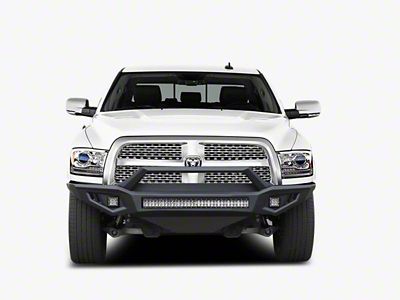Armour II Heavy Duty Front Bumper with 30-Inch LED Light Bar and 4-Inch Cube Lights (10-18 RAM 2500)