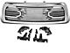 Badgeless Big Horn Style Upper Replacement Grille; Chrome (10-18 RAM 2500)