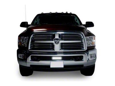Putco Bar Design Lower Bumper Grille Insert with 10-Inch Luminix Light Bar; Black (11-18 RAM 2500)