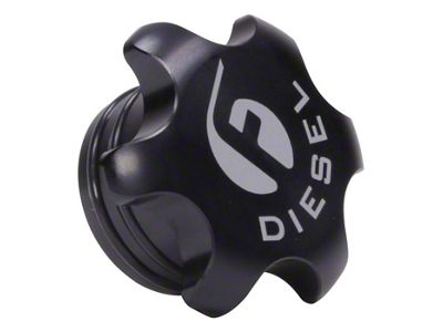 Billet Fuel Cap; Black (13-18 6.7L RAM 2500)