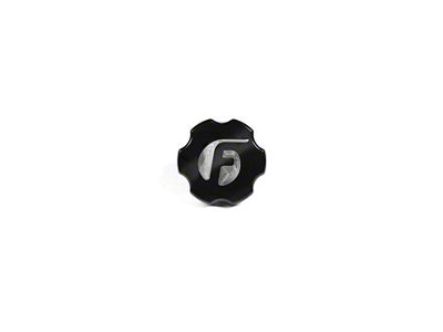 Billet Oil Cap Cover; Black (03-18 5.9L, 6.7L RAM 2500)