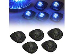 Blue LED Roof Cab Lights; Smoked (94-98 RAM 2500)